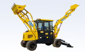 挖掘裝載機 挖掘裝載機報價 挖掘裝載機參數產品大圖 龍口市全工工程機械制造廠